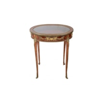Linke style Louis XVI style Mahogany Bijouterie cabinet, 19th Century.