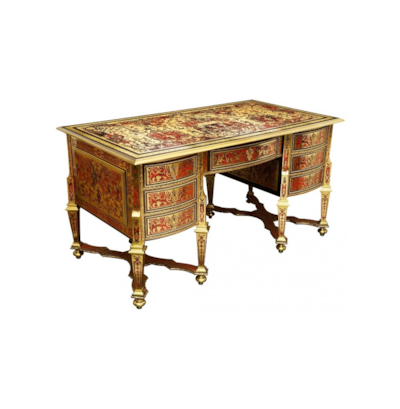 19th Century French Boulle Louis XVI style Mazarin / desk