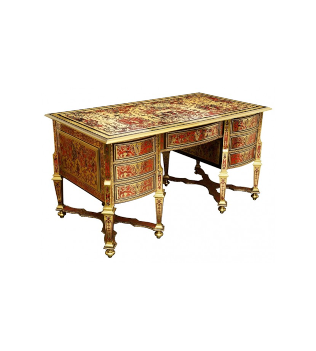19th Century French Boulle Louis XVI style Mazarin / desk