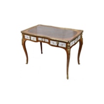 19th Century French porcelain mounted ladies writing desk.