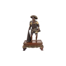 Meiji period, Miyao bronze figure of a Fisherman
