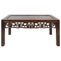 19th Century Chinese hardwood Opium table.