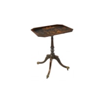 Regency Chinoserie Lacquer Lamp Table, circa 1820