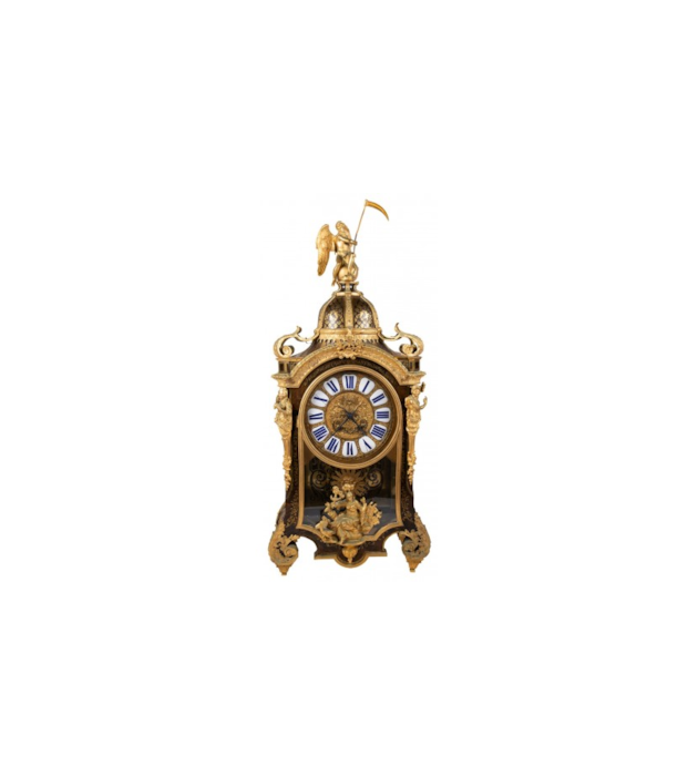 Louis XVI Boulle mantel clock, 19th Century.