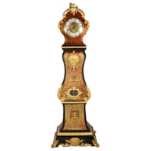 19th Century French Boulle longcase clock.