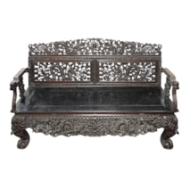 19th Century Chinese hardwood sofa, circa 1860