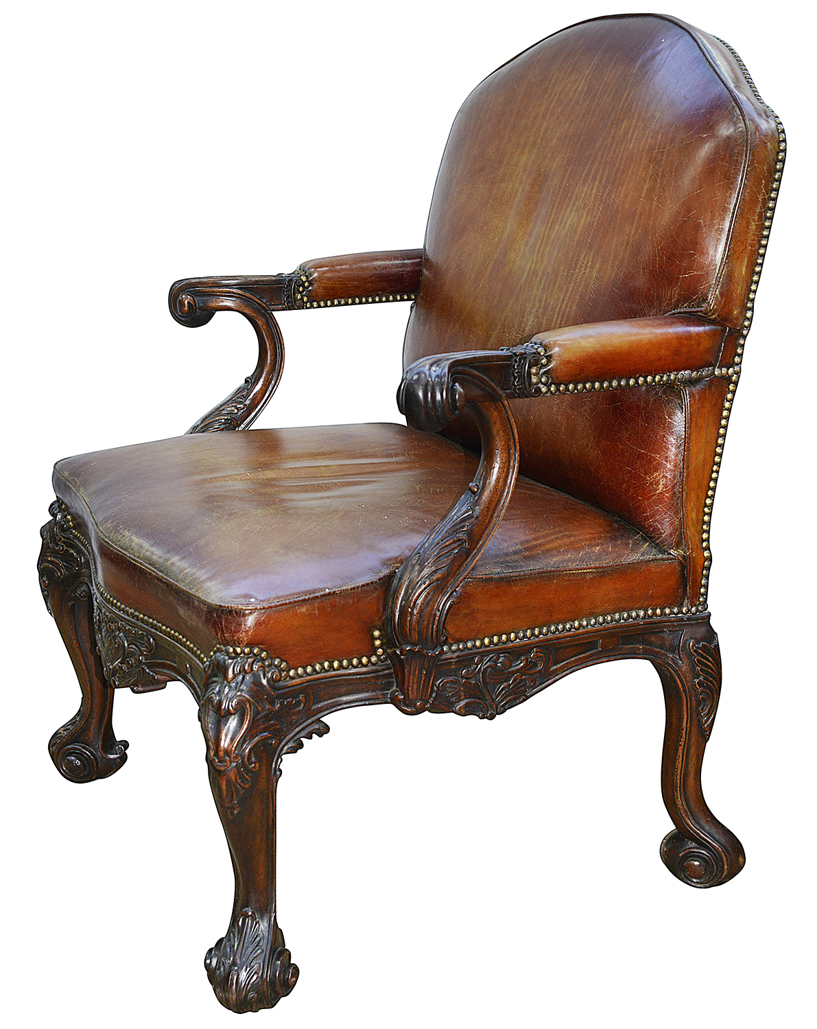 Georgian style Mahogany Desk Chair