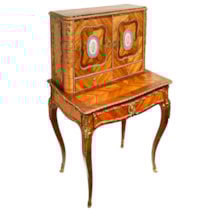 A French kingwood and ormolu-mounted bonheur du jour, 19th century