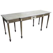 Classical 19th Century marble topped console table.