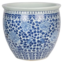 Chinese blue and white jardiniere, 19th Century