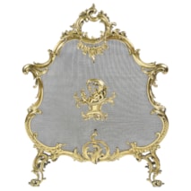 Antique Louis XVI Rococo fire screen