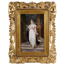 KPM porcelain plaque of the Prussian Queen Louis of Mecklenburg-Strelitz,