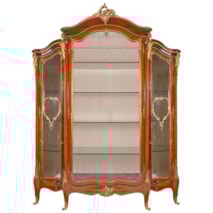 Large French Louis XVI style Vitrine, by 'Francoise Linke.'