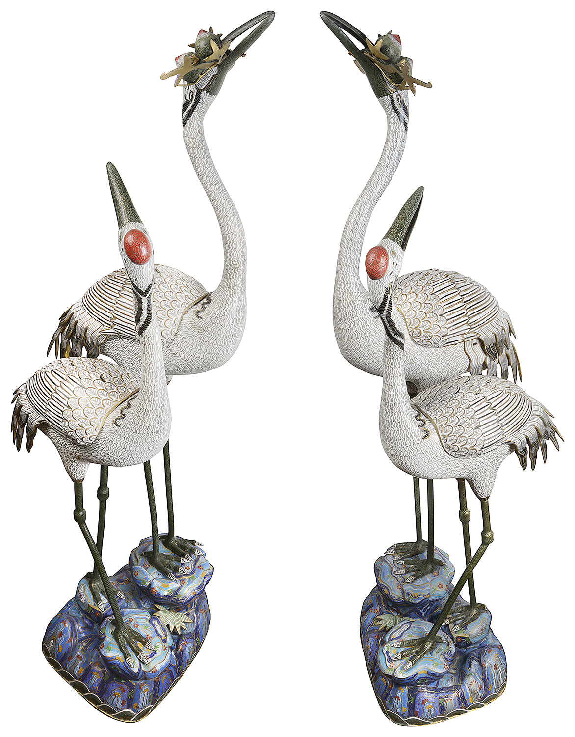 Pair Louis XVI style bronze cherub figures, 19th Century