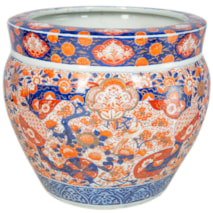 Large 19th Century Japanese Imari Jardinere.