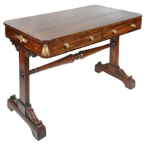 Regency period Mahogany library / side table, after Thomas Hope.