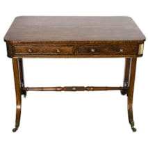 Regency Period ormolu mounted, Library Table, circa 1820 36"(92cm) wide