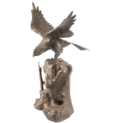 19th Century, Japanese Bronze Eagle