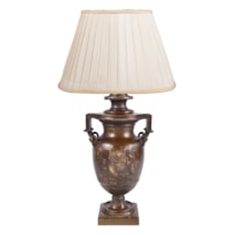 Classical 19th Century Bronze Lamp