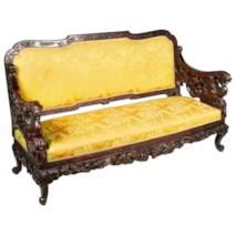 Oriental antique sofa, 19th Century