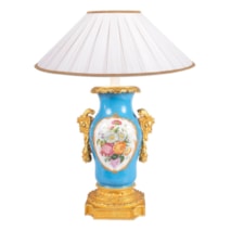 French Sevres Style 19th Century Vase / Lamp