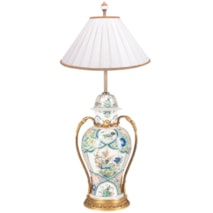 19th Century Samson, famille verte style vase / lamp.