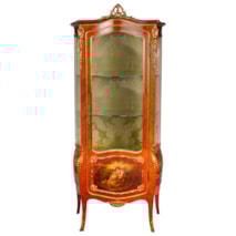 Louis XV style vitrine, 19th Century