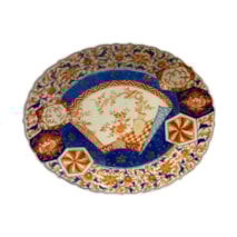 C19th Century Imari plate. 40cm wide.