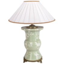 19th Century Chinese Celadon Vase or Lamp