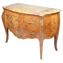 19th Century Louis XVI Style Bombe Commode