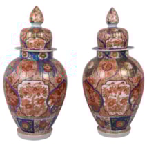 Pair of Japanese Imari Vase, 19th Century