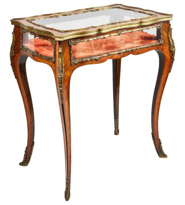 French Louis XVI style  Bijouterie cabinet