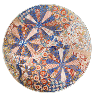 Japanese Imari Charger, circa 1880. 56cm diameter