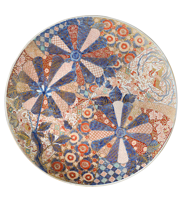 Japanese Imari Charger, circa 1880. 56cm diameter