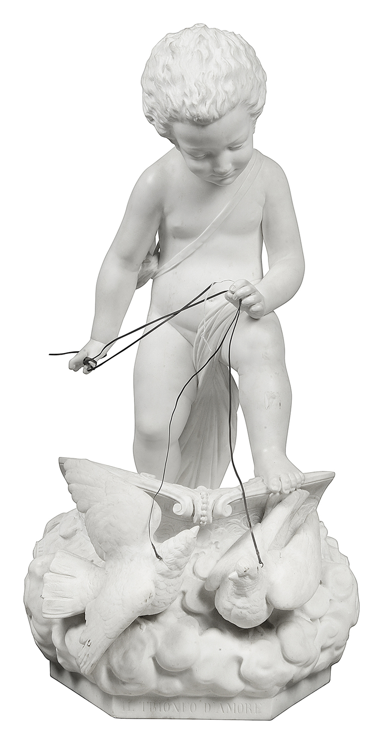 19th Century Marble statue 'The Triumph of Love' attributed to Antonio Canova