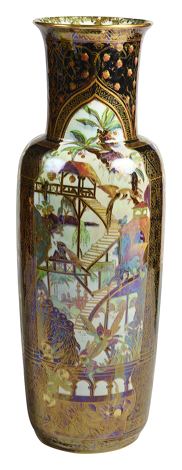 Wedgwood Fairy lusta vase, by Daisy Makeig-jones, 36cm