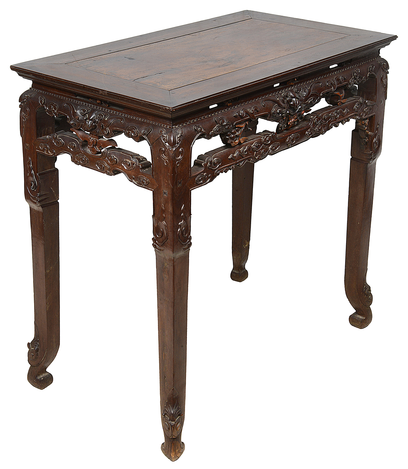 Fine Chinese hardwood side table, circa 1800