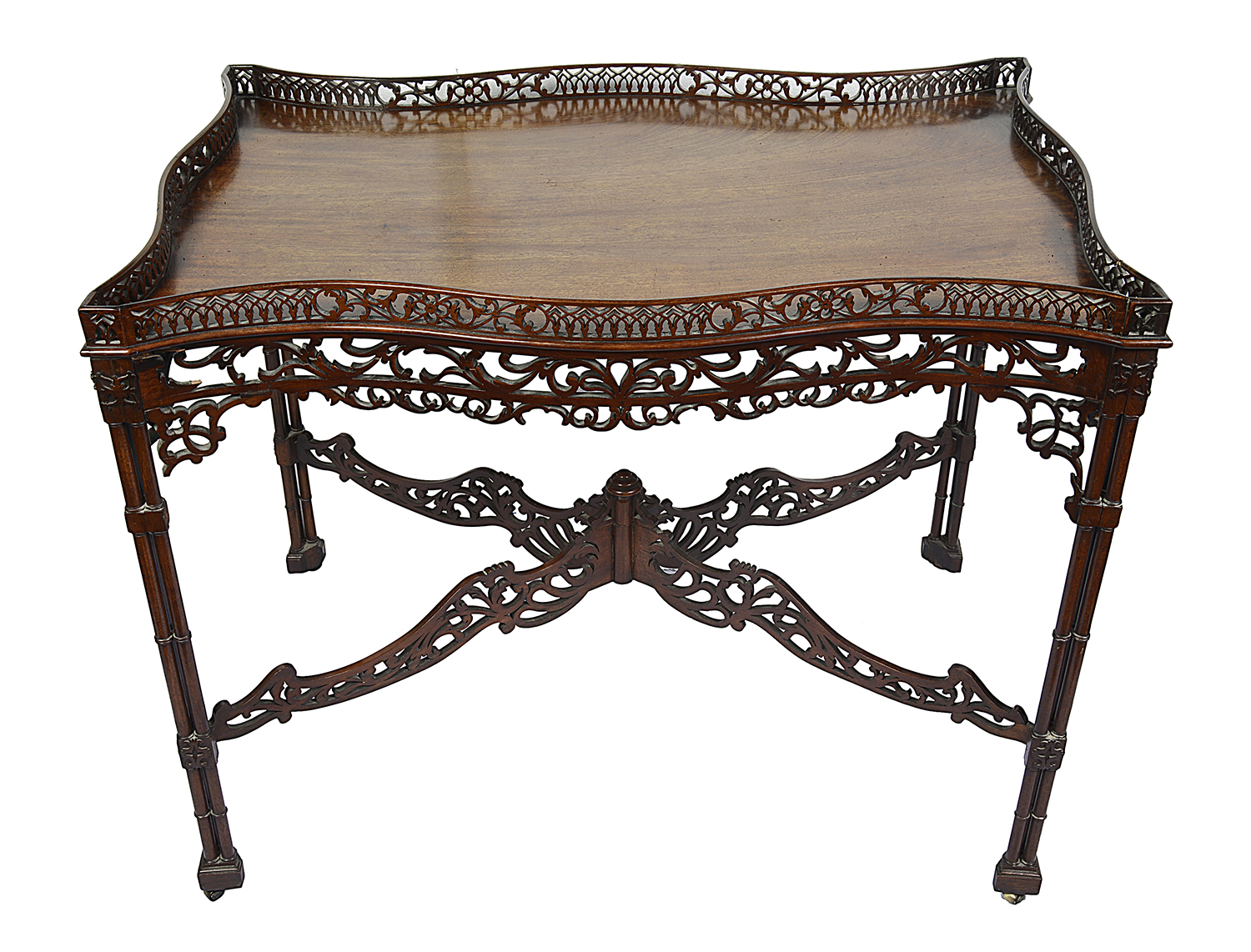Chippendale style Mahogany Silver table, circa 1800