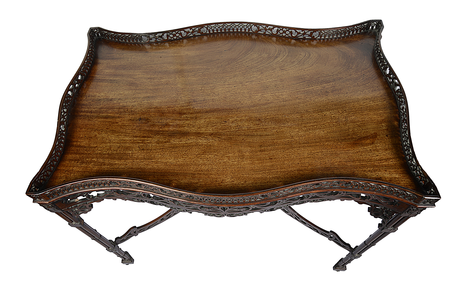 Chippendale style Mahogany Silver table, circa 1800