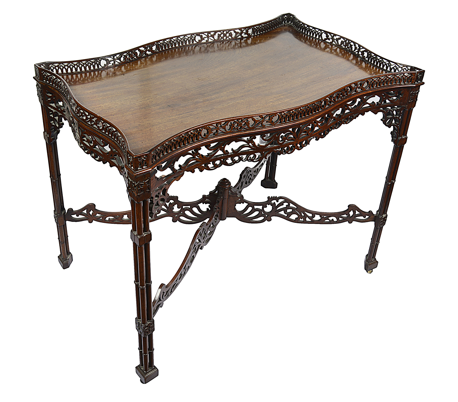 Chippendale style Mahogany Silver table, circa 1800