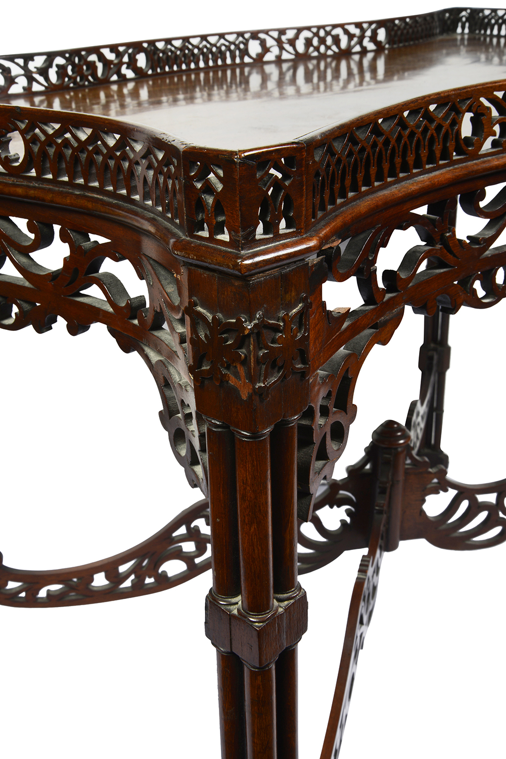 Chippendale style Mahogany Silver table, circa 1800