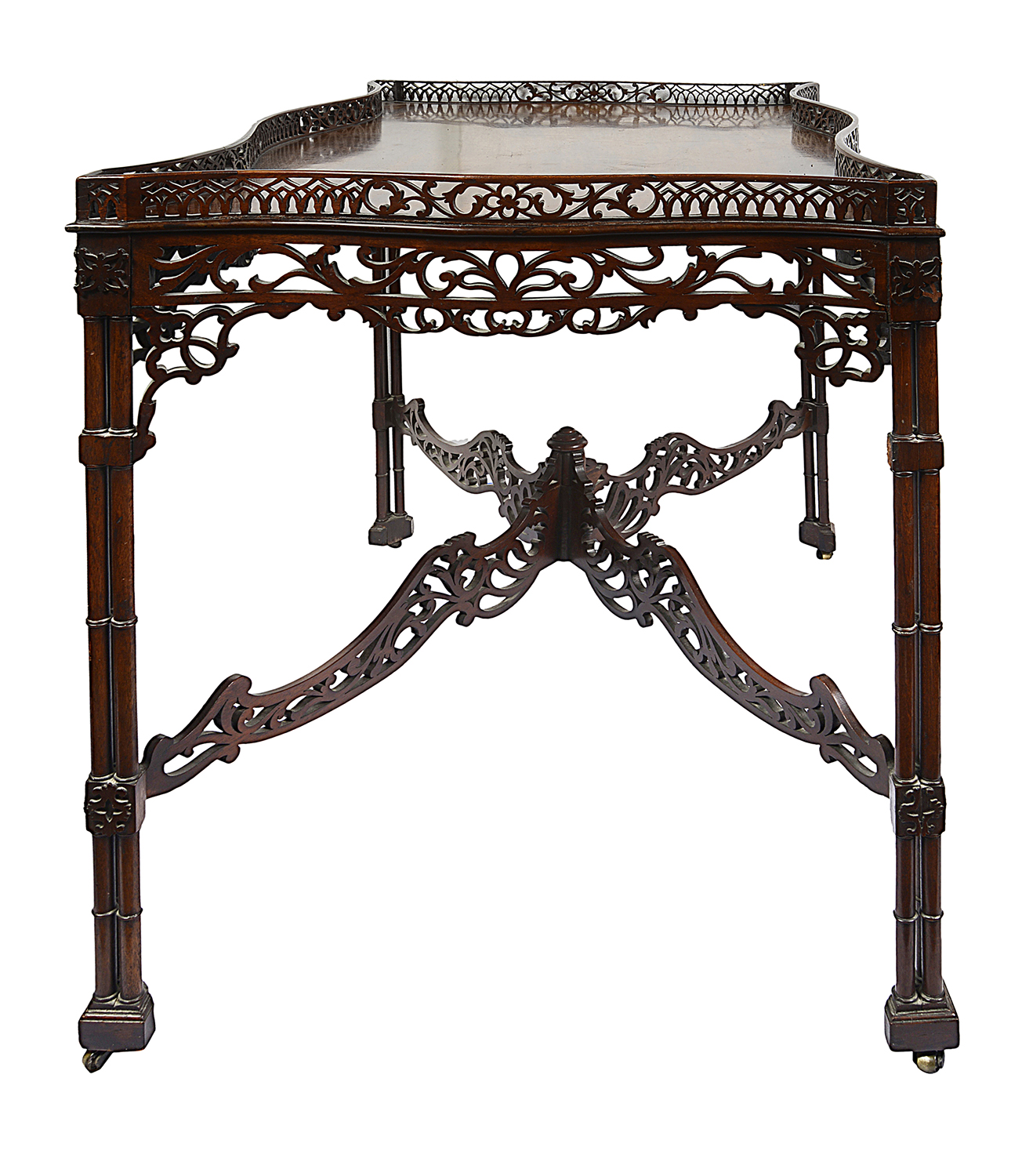 Chippendale style Mahogany Silver table, circa 1800