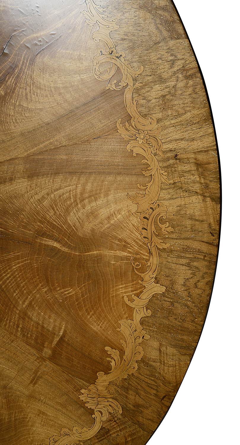 Fine quality Victorian inlaid centre table