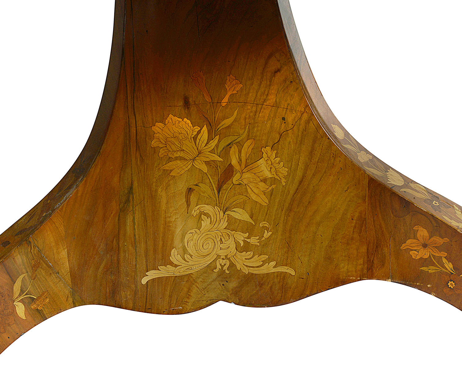 Fine quality Victorian inlaid centre table