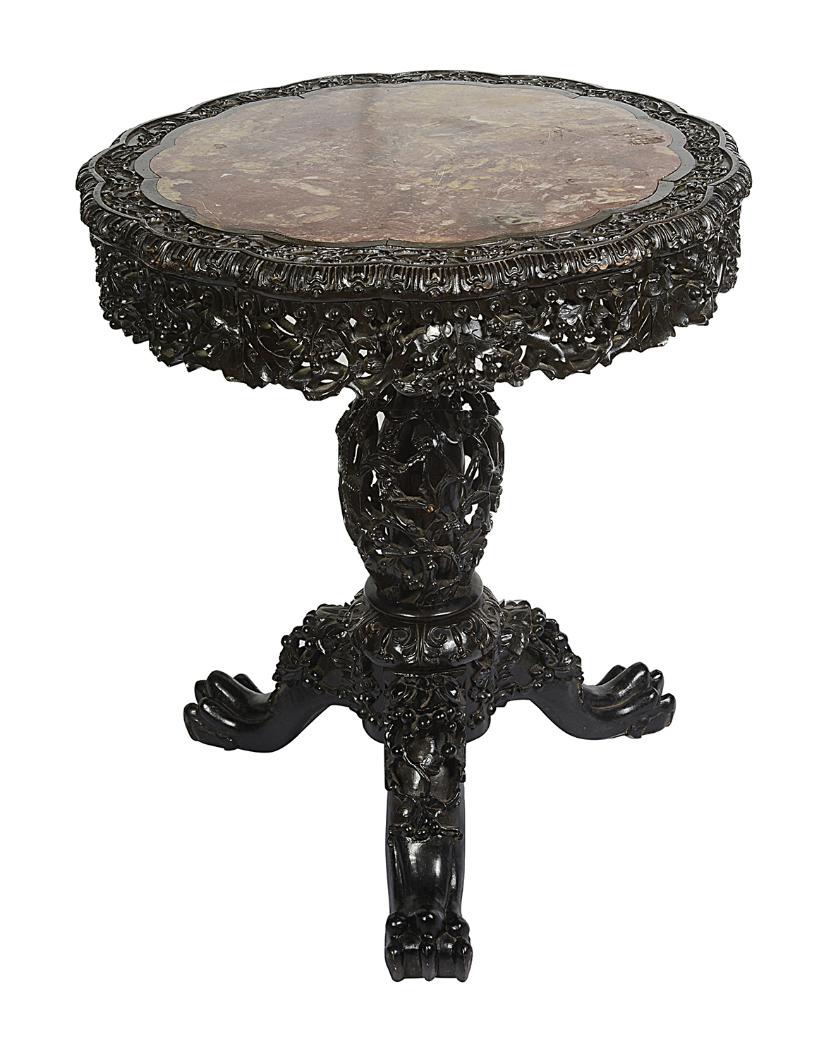Chinese C19th Hardwood side table.

