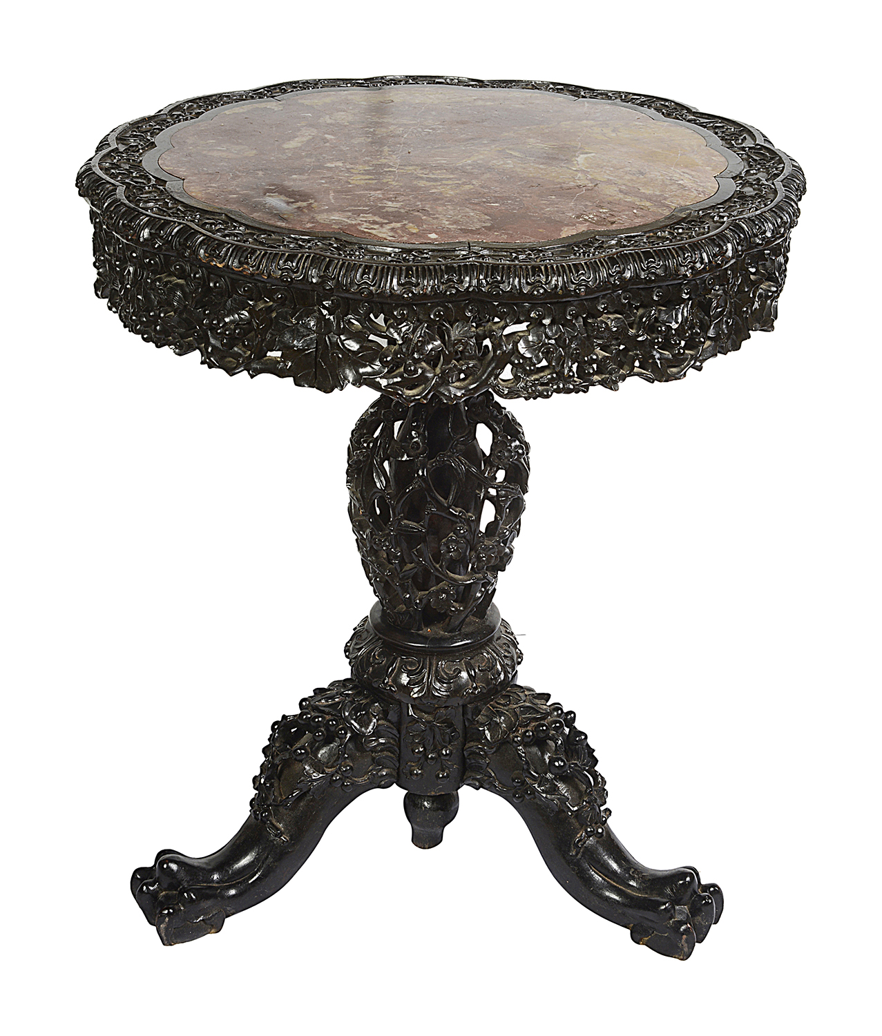 Chinese C19th Hardwood side table.
