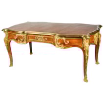 Antique Louis XVI style bureau plat.