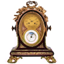 19th Century French Perpetual Calender Mantel Clock