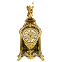 19th Century French Boulle mantel clock