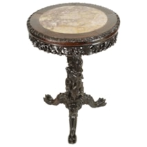19th Century Chinese Hardwood Side Table